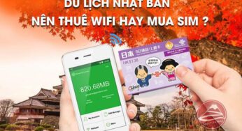 Nên Thuê Wifi hoặc sim 4G khi đi du lịch Nhật Bản