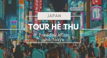 Tour Nhật hè thu 5 ngày 4 đêm giá rẻ, Tokyo freeday, từ Tp. HCM bay VJ từ 22.89 triệu