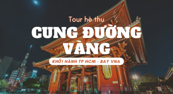 Tour Nhật hè thu 6 ngày 5 đêm, Osaka–Nara–Kyoto–Nagoya–Fuji–Tokyo, từ TP.HCM bay VNA 35.89 triệu