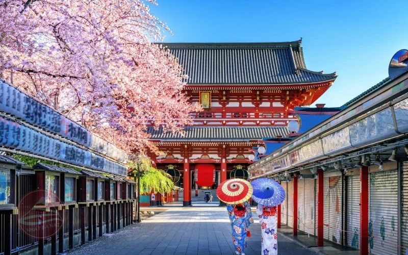 Chùa Sensoji ngôi chùa Phật giáo cổ nhất và nổi tiếng nhất ở Tokyo